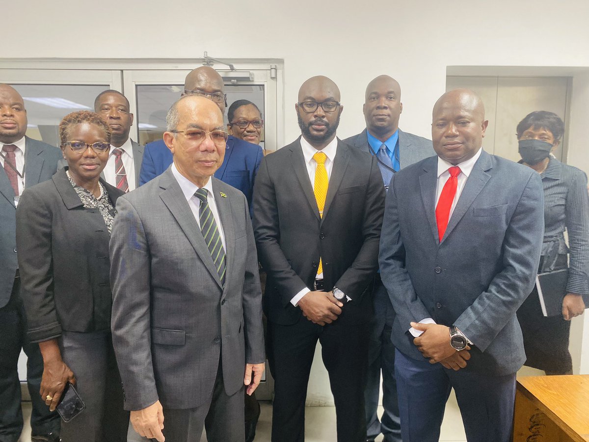 Happening now: Minister of National Security Dr Horace Chang tours the Criminal Records Office (CRO) in downtown Kingston. The Automated Palm and Fingerprint Identification System at the CRO has been upgraded to the Biometric Identification System.