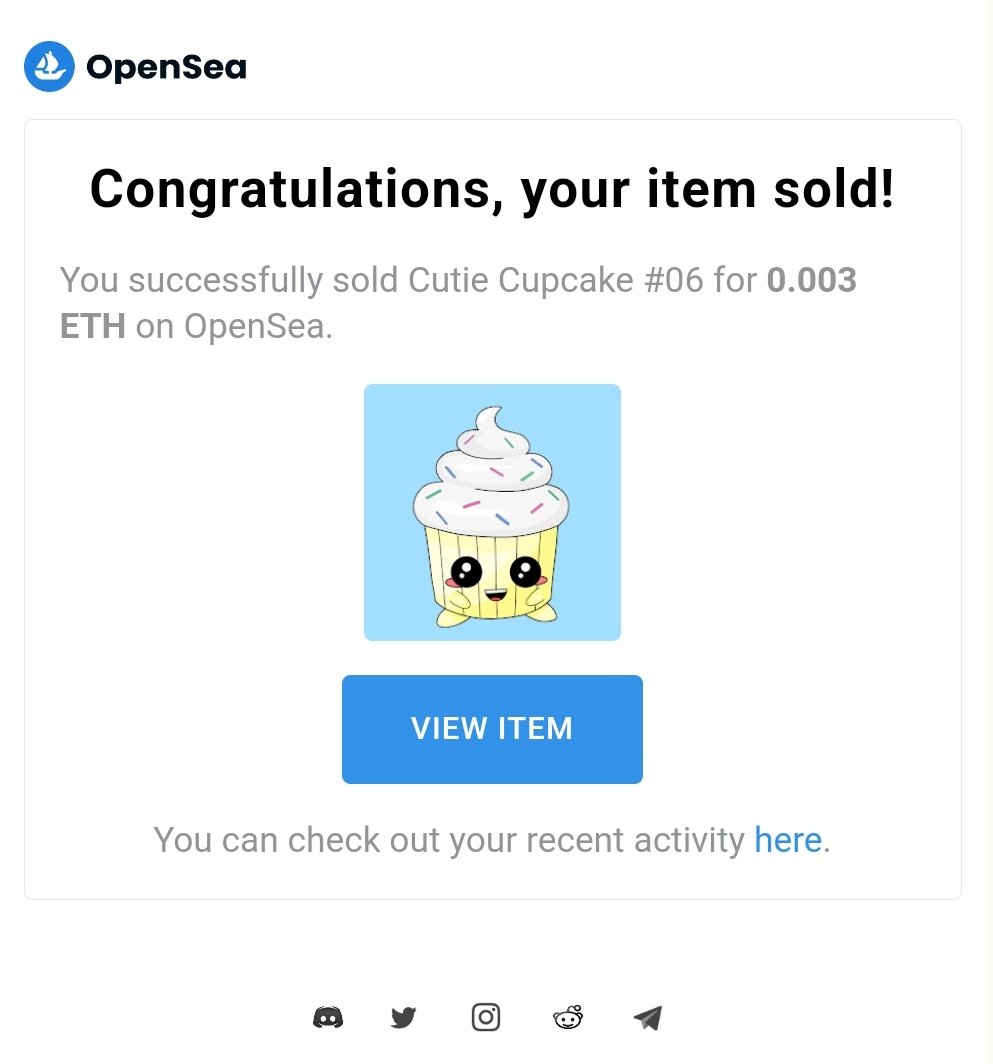 Awesome!😃
 Thank you my dear friend <a href="/teibol7/">_teibol_🇮🇹</a>
Just really happy that you decided to adopt one of my Cuties Cupcakes, I am sure you will take good care of it and give it lots of love !🧁💕
Thank you for your trust and support Bro!🫶🏻
#Nft #NFTProject
#NFTCommunity #CutiesCupcakes