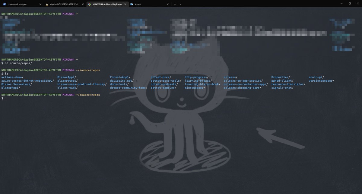 davidpine7's tweet image. Do you even #WindowsTerminal?