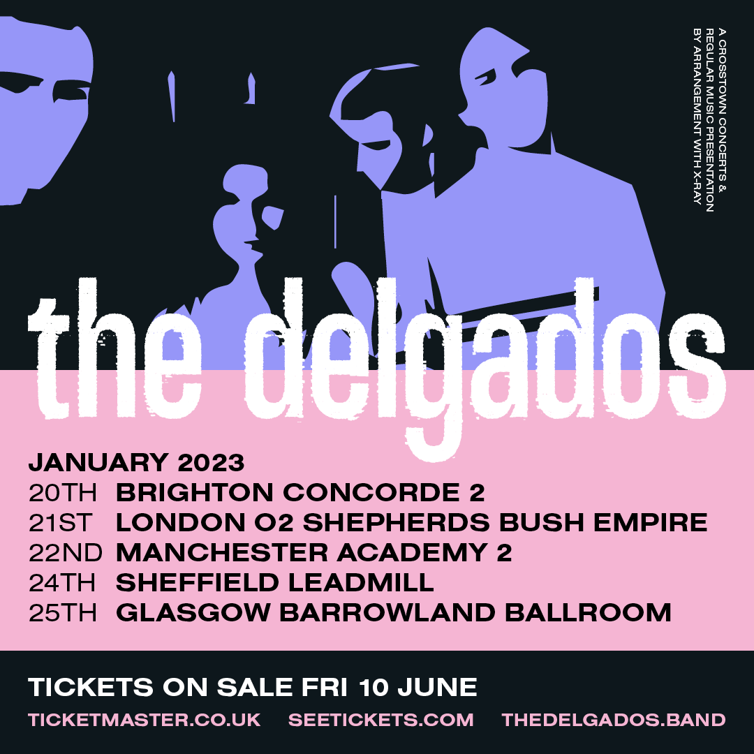 emmaspollock's tweet photo. Tomorrow at 10am tickets go on sale for the first Delgados tour in over 17 years. All tickets are available via the band's website https://t.co/qOyWAneCxE. Can't wait. x https://t.co/mZNIaPYeWE