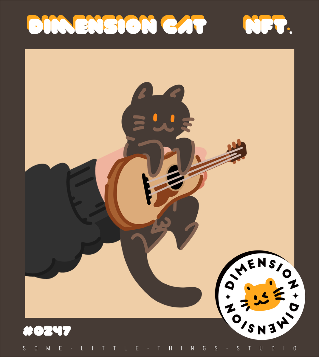 G_DImensionCAT's tweet photo. 0247/吉他猫猫 - DimensionCAT NFT

#猫 #cat #illustration #NFT #DimensionCAT https://t.co/depz6BvHUJ