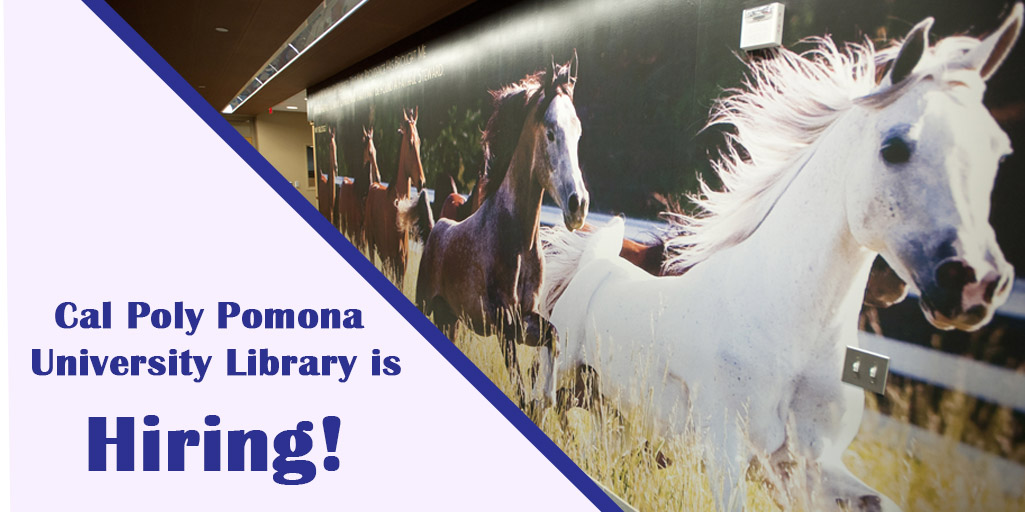 cpplibrary's tweet image. The CPP University Library is hiring for a Dean’s Assistant in the Administrative Office. This position works directly with the library dean on a variety of crucial projects. To see the qualifications for the job and apply, click here: careers.pageuppeople.com/873/po/en-us/j…
#CPP #CPPlibrary