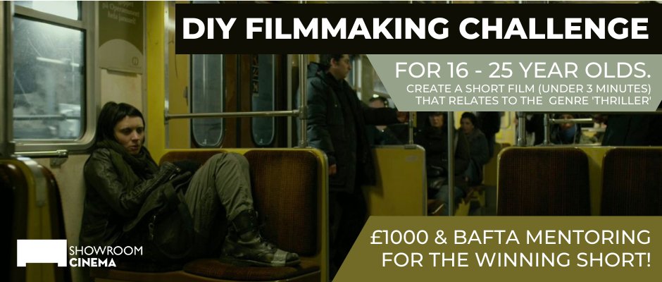 showroomcinema's tweet photo. Aged 16-25 and want to enter our DIY #filmmaking challenge? We're teaming up with @HOME_Mcr and @BFIFilmAcademy to deliver a workshop in DIY filmmaking (2 July) and networking events (in September) to help young creatives in the North #BreakIntoFilm! 
https://t.co/zAdCaMkpzI 🎬 https://t.co/9PUAcEWSuo