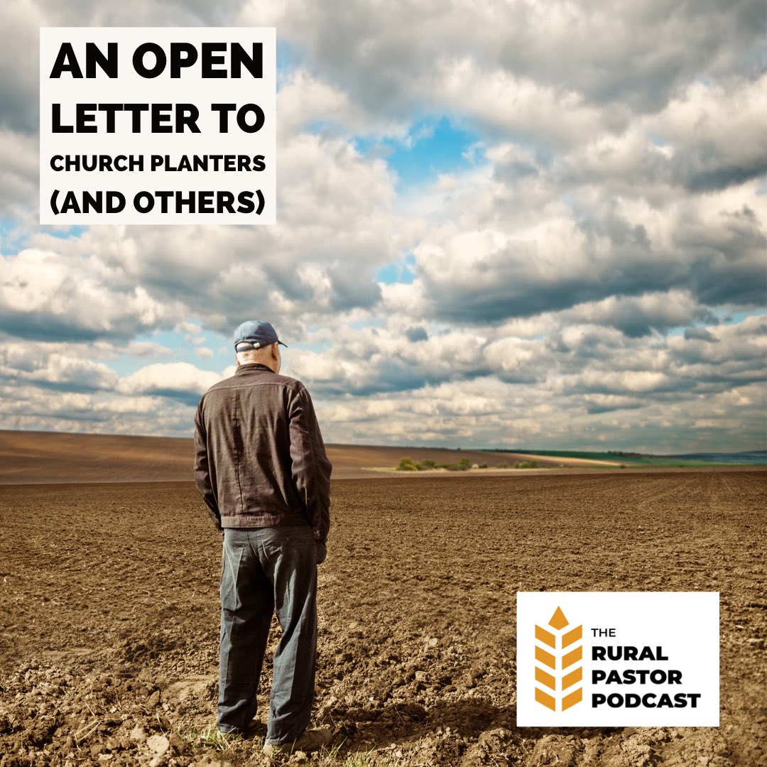 Please check out this article to and about church planters, otherwise known as visionary, risk-taking heroes. Yeah, we’re fans at The Rural Pastor Podcast:

@ theruralpastor.com/an-open-letter…