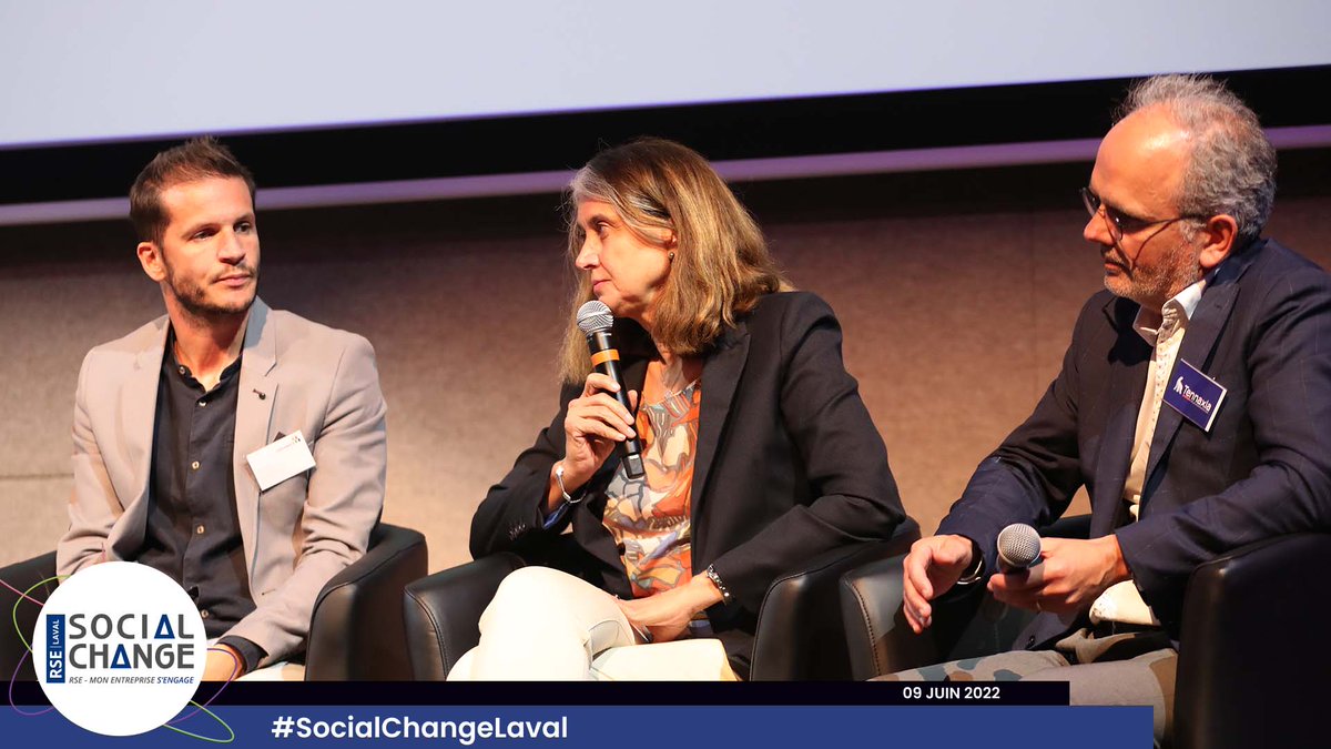 agence_api's tweet photo. [#SocialChangeLaval] Comment animer la démarche #RSE : quick wins chez @Tennaxia, #labellisation des fournisseurs chez Protect'homs (en intégrant le bilan CO2) et académie interne, allier commerce et respect de l'humain pour #Breger, miser sur le dialogue social chez @Cerfrance… https://t.co/XFLLE5ZuJ5