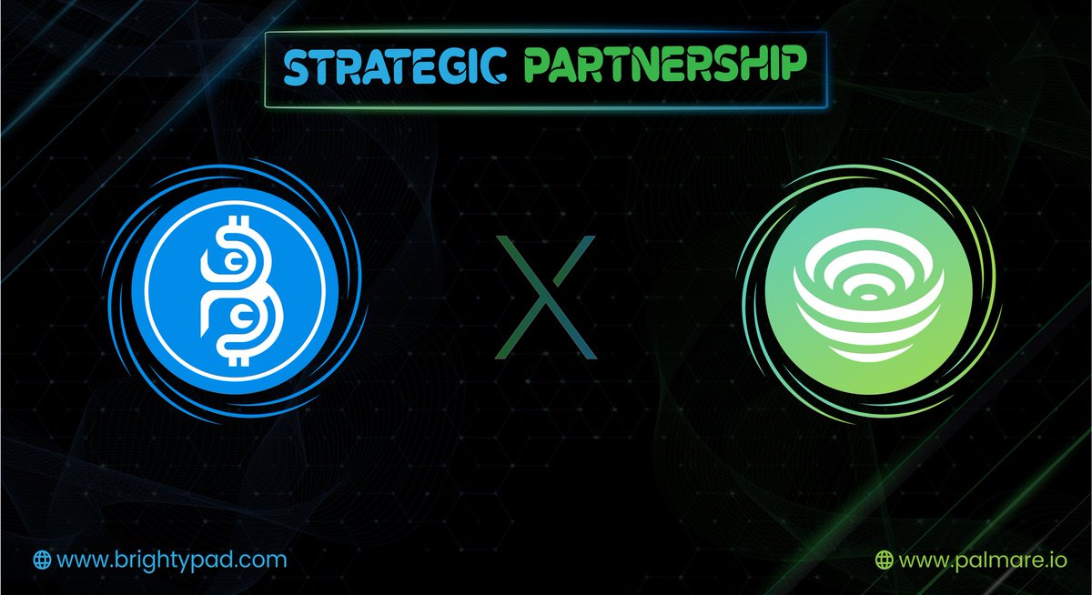 We are happy to announce our strategic partnership with @PalmareOfficial 

What is Palmare?

Palmare is a Community-driven Web3 Sports App with an inbuilt SocialFi and SportFi elements that empower the links between trainers and their communities.

<a href="/BrightyPad/">BrightyPad</a> 🤝 @PalmareOfficial