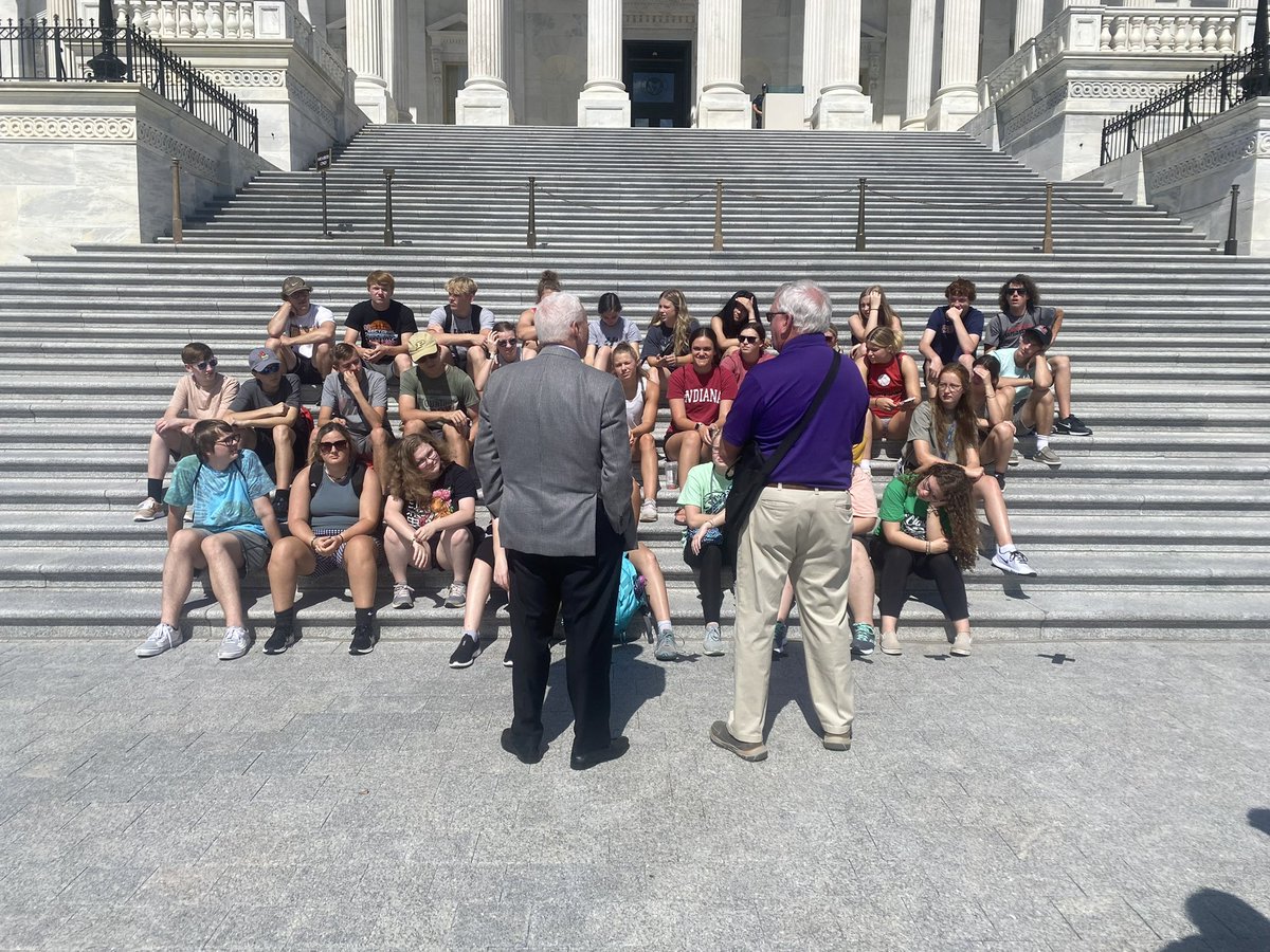 Mr. Jeff McDaniel and our summer government students met with Representative Greg Pence at the Capital Building! Thank you to <a href="/nedora6/">Nicole Dora</a> for sharing the photos! @JeffMcDaniel69 <a href="/GregPenceIN/">Greg Pence</a>