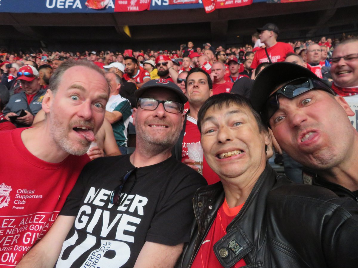 Silly Selfie in the Stade de France! 🤪🤣😏 #LFC #YNWA