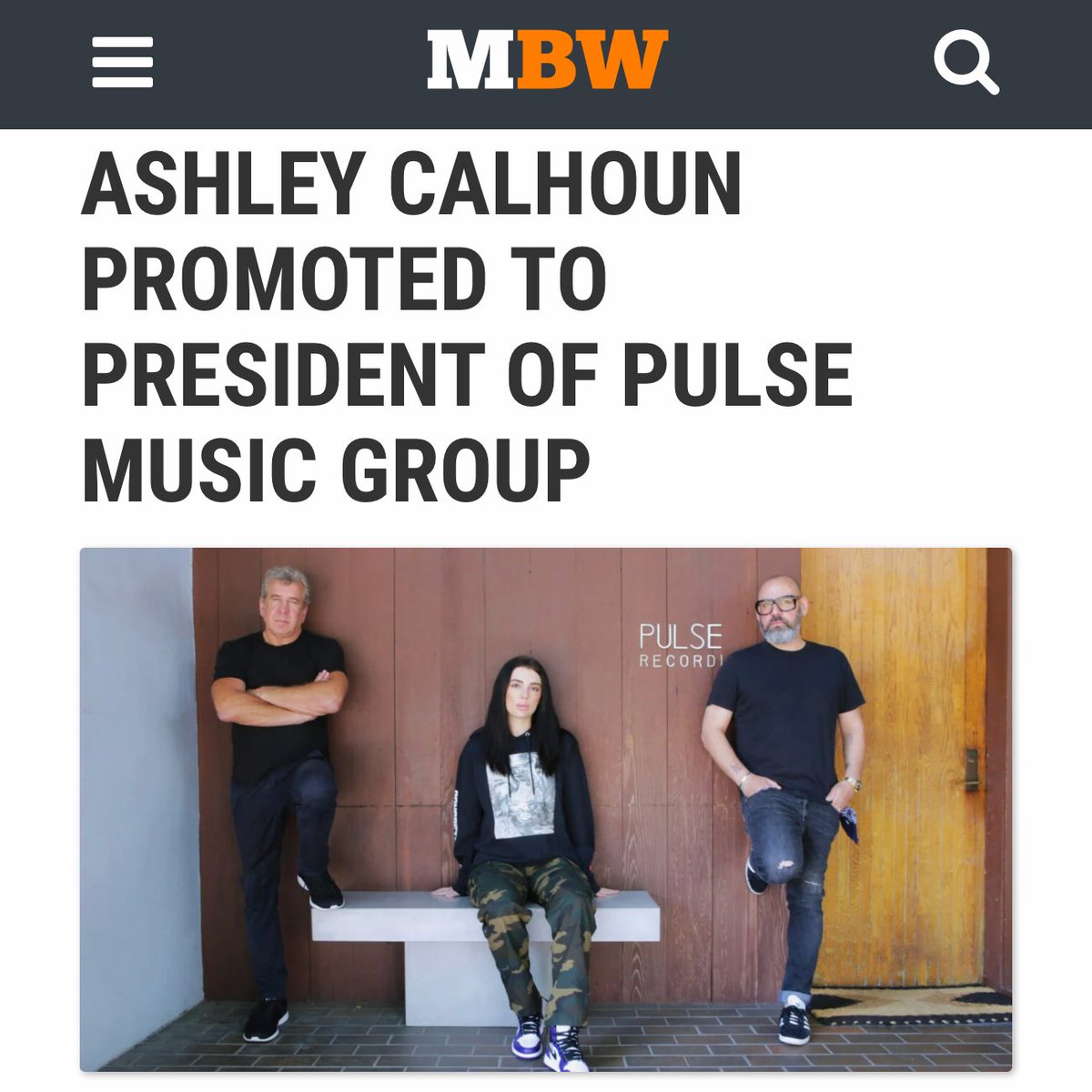 NEWS: <a href="/AshleyCalhoun/">Ashley Calhoun</a> promoted to President of #PULSE 👑 Read the full story on <a href="/musicbizworld/">MBW</a> &gt;&gt; bit.ly/3zyk0Ct 🤝