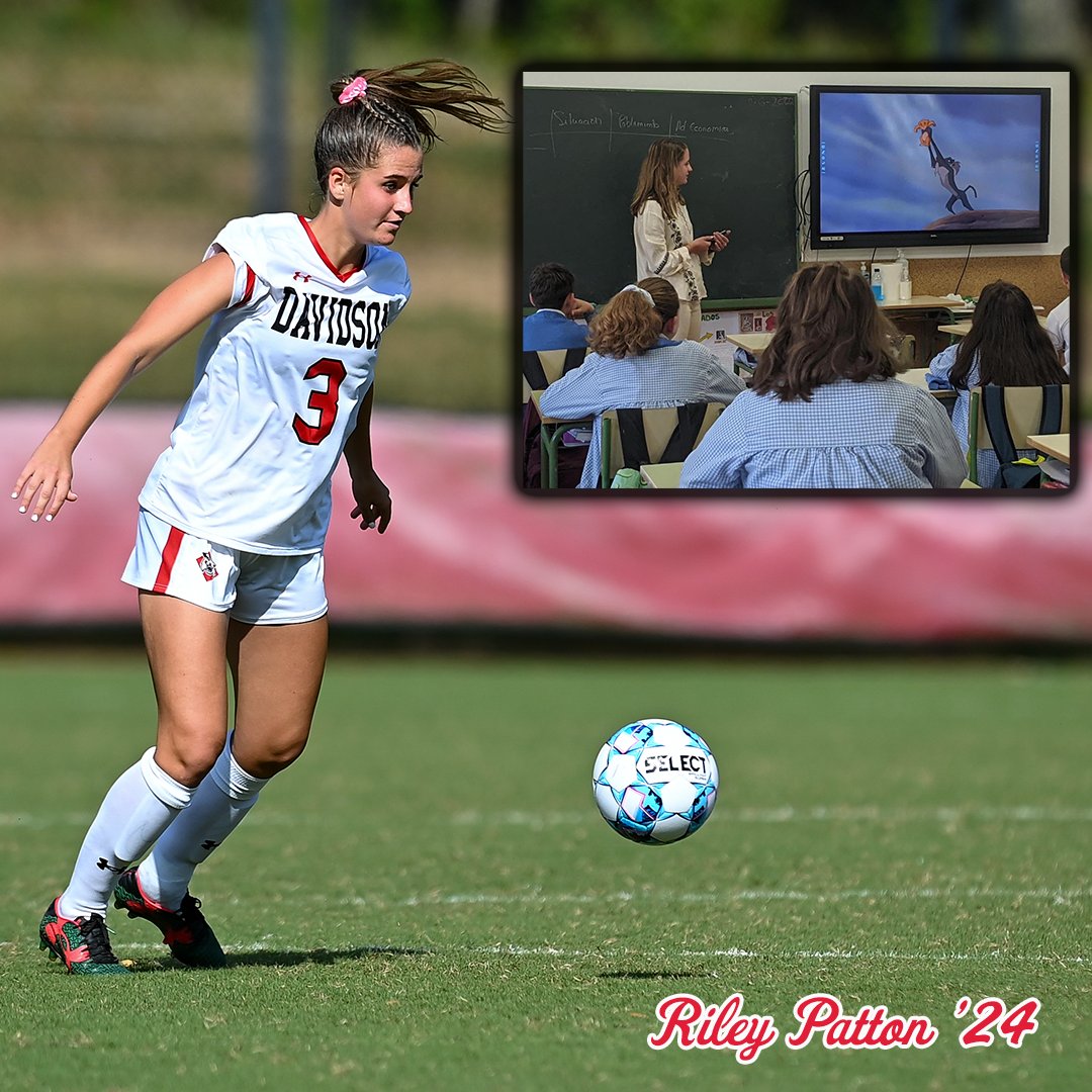 DavidsonWSoc's tweet photo. In our first #22SummerDCWS update ...

⚽️ 𝗥𝗶𝗹𝗲𝘆 𝗣𝗮𝘁𝘁𝗼𝗻 ‘𝟮𝟰, 𝗺𝗶𝗱𝗳𝗶𝗲𝗹𝗱𝗲𝗿 

📚 Majors: Economics, Hispanic Studies

☀️ This summer: Assistant professor of English, Colegio Menéndez Pelayo in Cantabria, Spain https://t.co/Gcldb8uYFg
