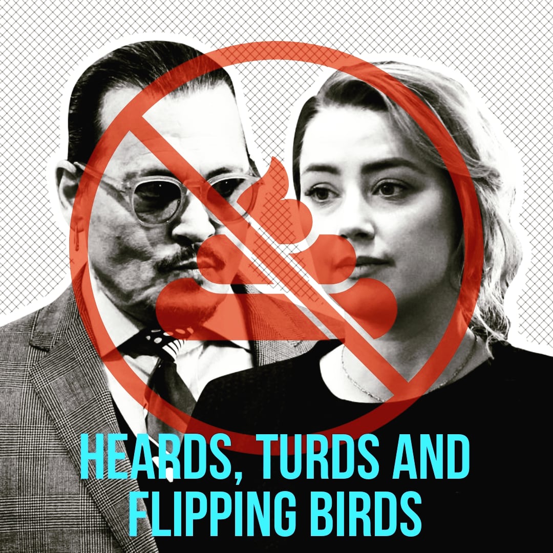 heavyhitterspod's tweet photo. Check out our most recent episode to hear our hot takes on the Johnny Depp v. Amber Heard trial.

We also give a little Josh Duggar update.

#DeppHeardTrial #JoshDuggar 

https://t.co/2EiUB5FaLo https://t.co/mi2UJ1r0So