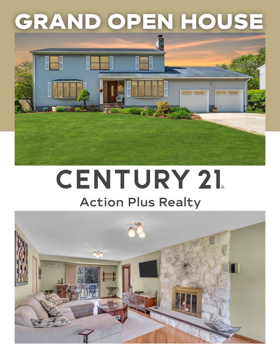 C21ActionPlus's tweet photo. 🌸 #OpenHouse Sun June 12 12-2PM 
📍 444 Pfister Road Jackson, NJ 8527
🏡 $625,000 4 Bed 2 Full 1 Partial Bath 
✨ REALTOR® Danielle &amp; Matthew Conde - Realtor
💻 https://t.co/7FgSN4zG8I
📲 800.299.2129 https://t.co/ro4uNTKPpQ