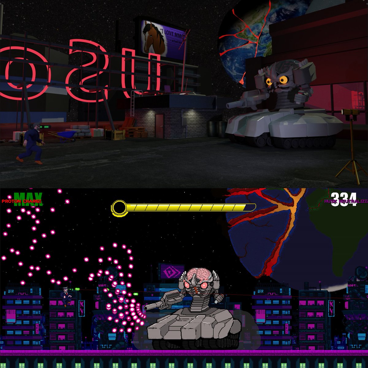 a reimagining of the first boss of USoA
#Blender #Blender3d #indiedev #blenderart