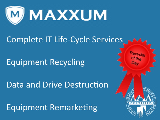 Computer Recycling
WEEEscrap.com commends companies like Maxxum for their Complete IT Life-Cycle Services
#recycle #recycling #weeescrap #electronicrecycling #usedcomputers #escrap <a href="/MaxxumInc/">Maxxum, Inc.</a>