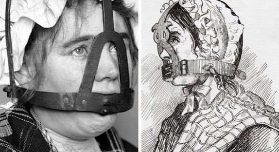 topdusavoir's tweet photo. Au Moyen-Âge, les femmes bavardes étaient obligées de porter des cages en métal. C'était un moyen de stopper les commérages et les rumeurs https://t.co/nRdjAP8AlH