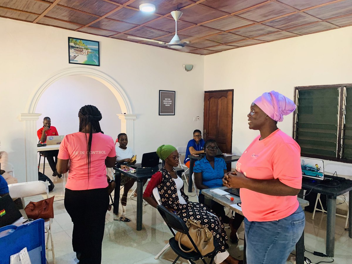 TECHFARMHub's tweet photo. A team from Marie Stopes Ghana visited TECHFARM Hub to familiarise themselves with our operations. The team also has an opportunity to engage and educate some of our trainees on Female Reproductive Health issues to promote their wellbeing.
#techfarmhub #reproductivehealth https://t.co/u5BmtZvNKn