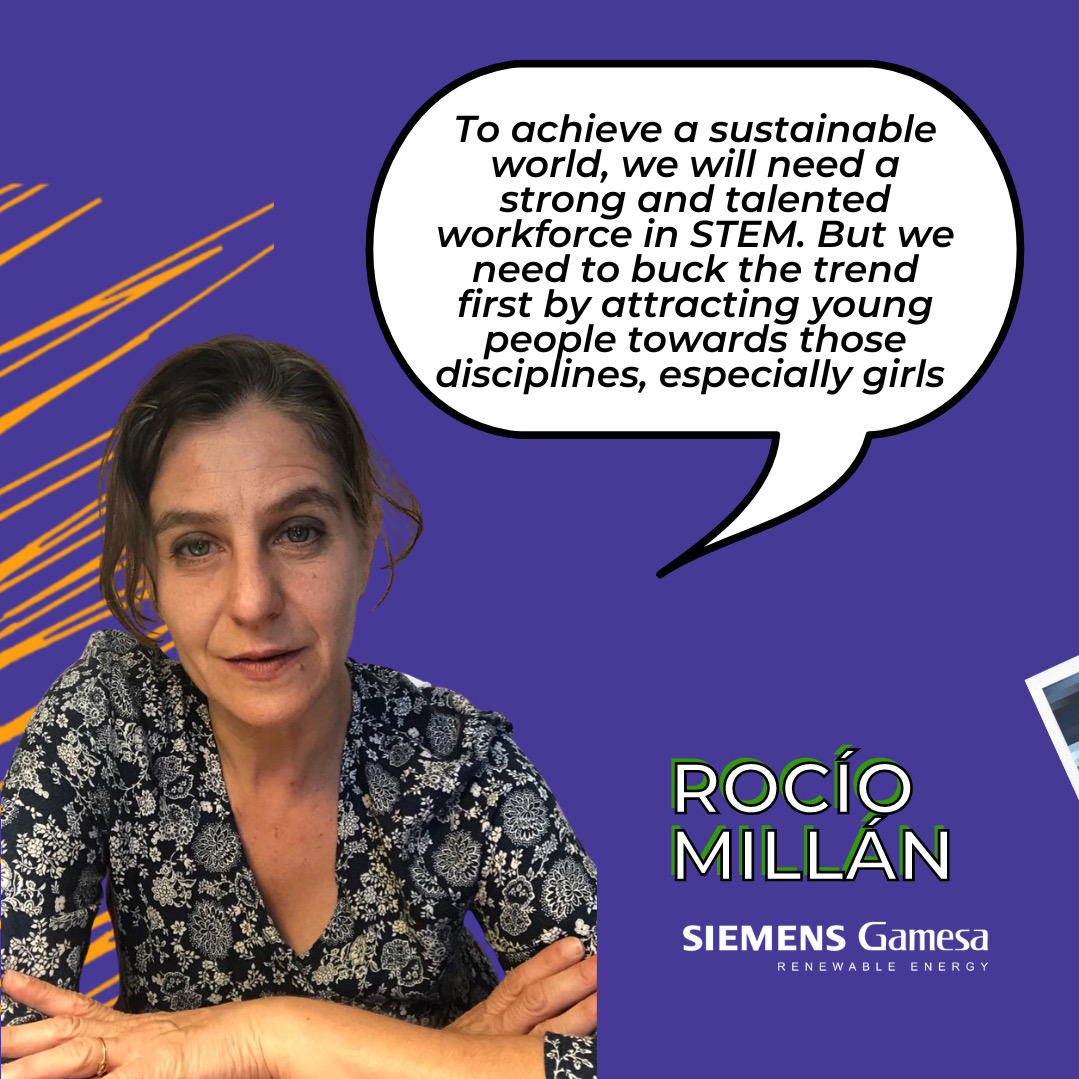 hack_stem's tweet image. ✅ 𝗥𝗢𝗖𝗜́𝗢 𝗠𝗜𝗟𝗟𝗔́𝗡, from @SiemensGamesa  , will explain why #HackSTEM is a clarion call for action
Be part of #HackSTEM22 👇
hackstem.es
#hackathon #roundtables #STEM #STEMEducation #STEAM #STEAMEducation