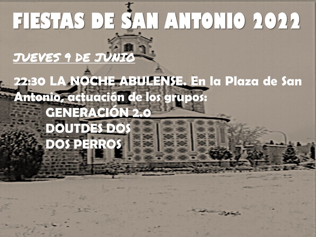 Cofradia San Antonio Ávila (@sanantonio_av) on Twitter photo 