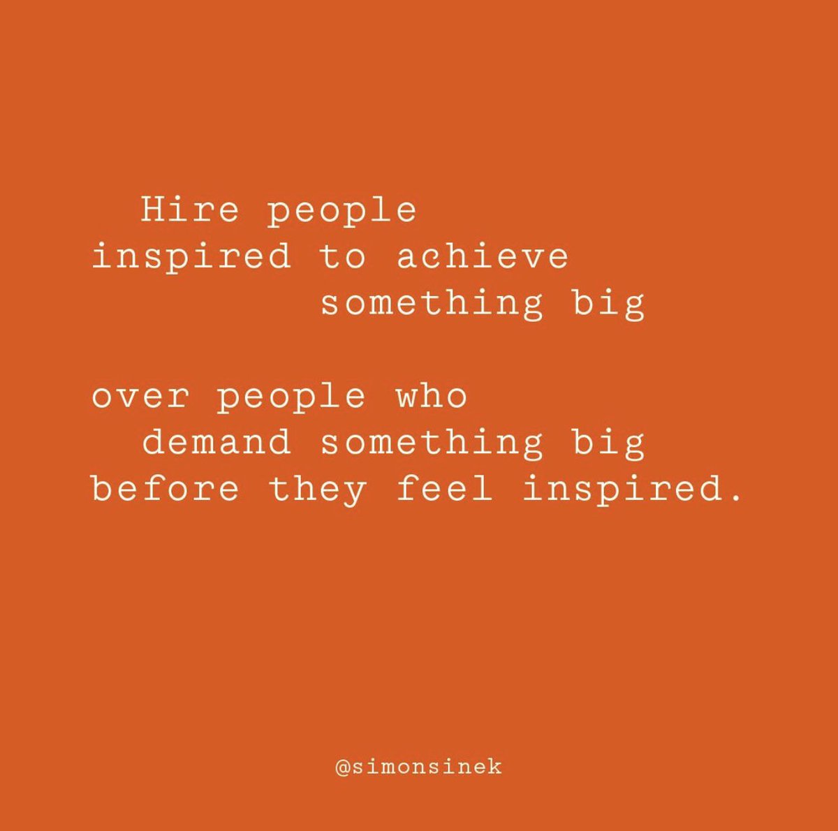 We have been working with our friend Simon Sinek to help redesign the expression of the good work he and his team creates. But there are times when an idea is so clear and important that its visual expression should be as simple and clear as possible. Like today.