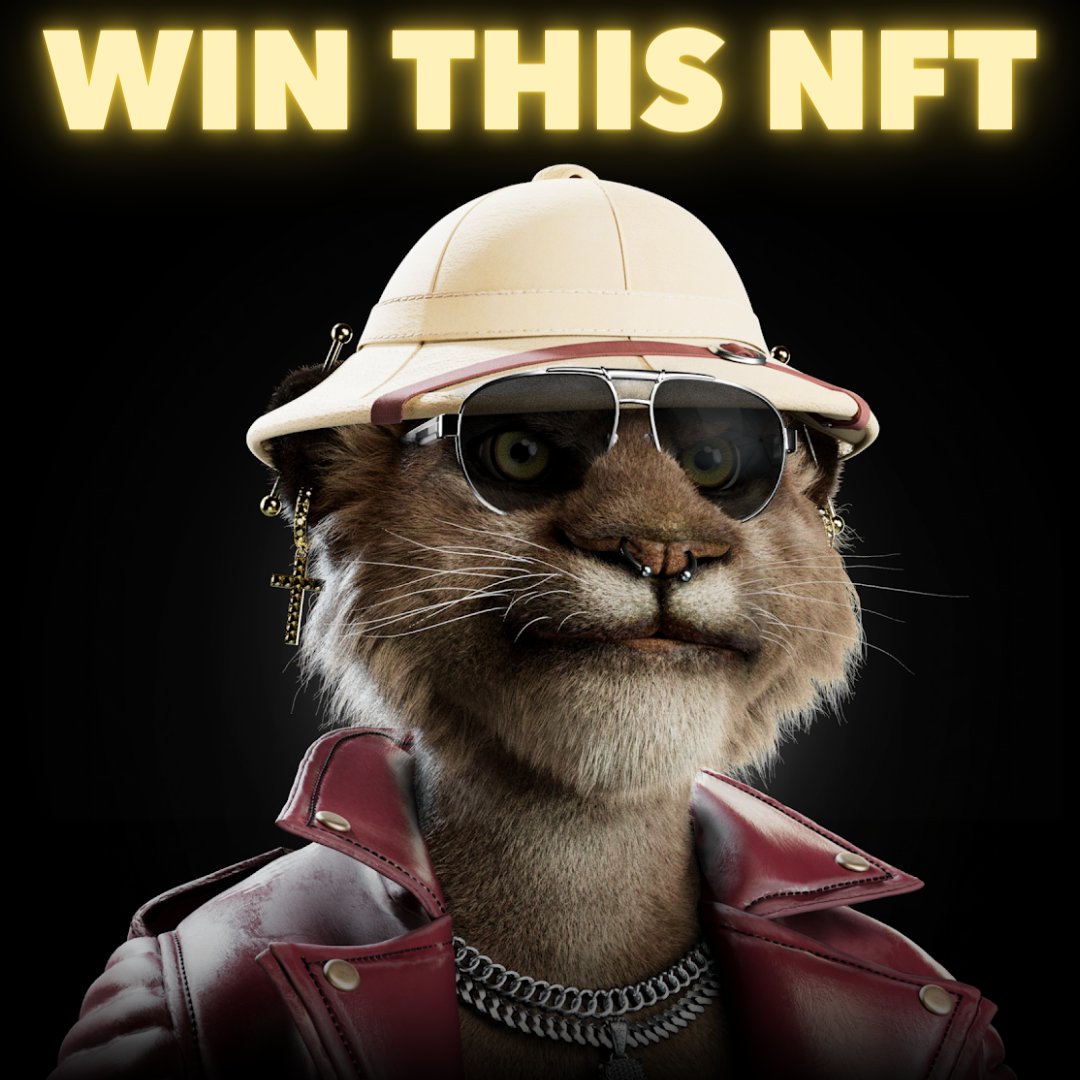🚨BIG CATS NFT GIVEWAY🚨

RT &amp; Tag 3 Friends for your chance to win *this* Big Cat (#1268)‼️ 

For each Big Cat NFT, you can get 1 Little Cat on Jun 15😻 

Winner will be announced LIVE in Spaces TODAY (Thurs, June 9) at 3pm EST.

Set Reminder x.com/i/spaces/1OwxW…

#BigCatsNFT