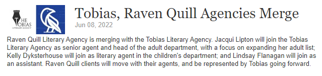 Raven Quill Literary Agency tweet media