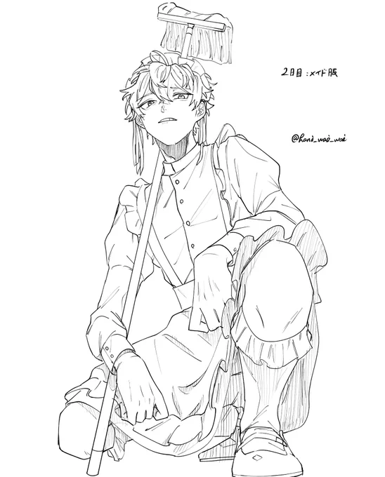 1週間友人と推しシャッフルしてお絵描きチャレンジ 瀬名泉編
2日目 