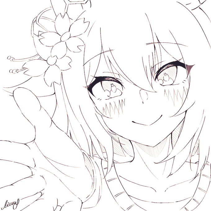 久しぶりにチヨチャン描いた 