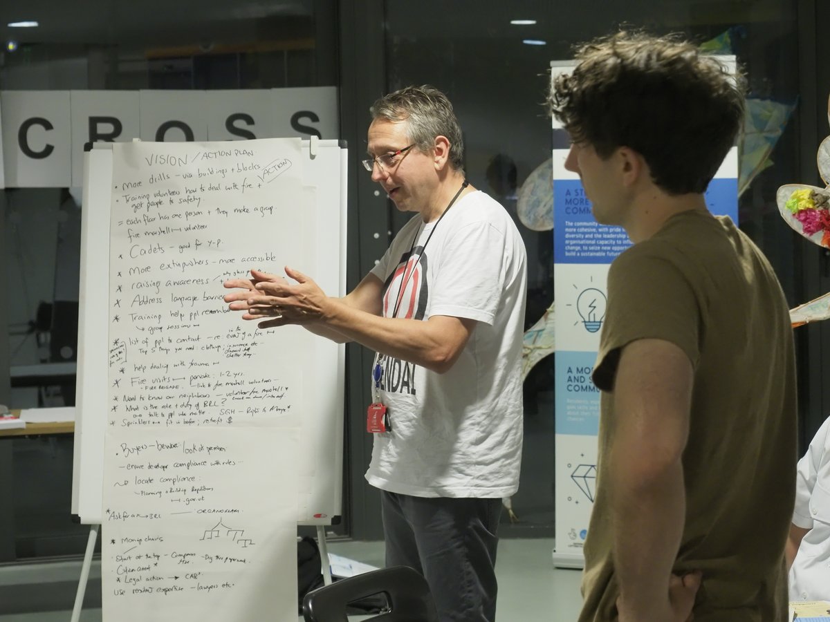 Today marks the 3 year anniversary of the Barking fire at Samuel Garside House. Homes damaged &amp;  30 families+ displaced. The community continue to speak up for safer homes! <a href="/BarkingReachRA/">Barking Reach Residents Association (Official)</a> <a href="/insidehousing/">Inside Housing</a> <a href="/BDPost/">The Barking and Dagenham Post</a> <a href="/EastsideCH/">Eastside Community Heritage</a> <a href="/BritishRedCross/">British Red Cross 🧡</a> <a href="/fionatwycross/">Fiona Twycross</a>