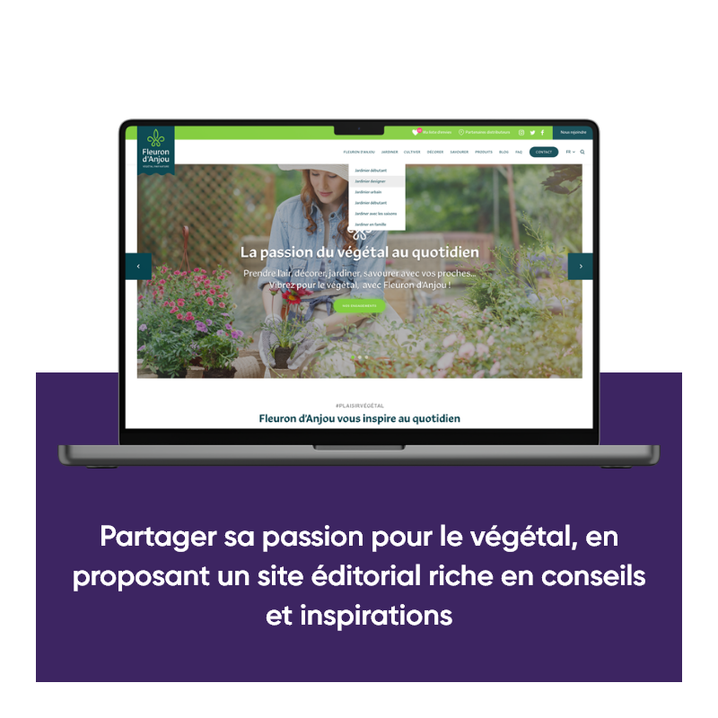 Net_Concept_'s tweet photo. Découvrez la #réalisation d'un projet sur-mesure pour le site marque de Fleuron d'Anjou. Une #plateforme B to C et qui permet à l'#entreprise de mettre en avant sa #passion et son #savoirfaire !
Consulter le site : https://t.co/Cl2avAA7KK

#conceptclient #fleurondanjou #siteweb https://t.co/uTsKiUmcmg