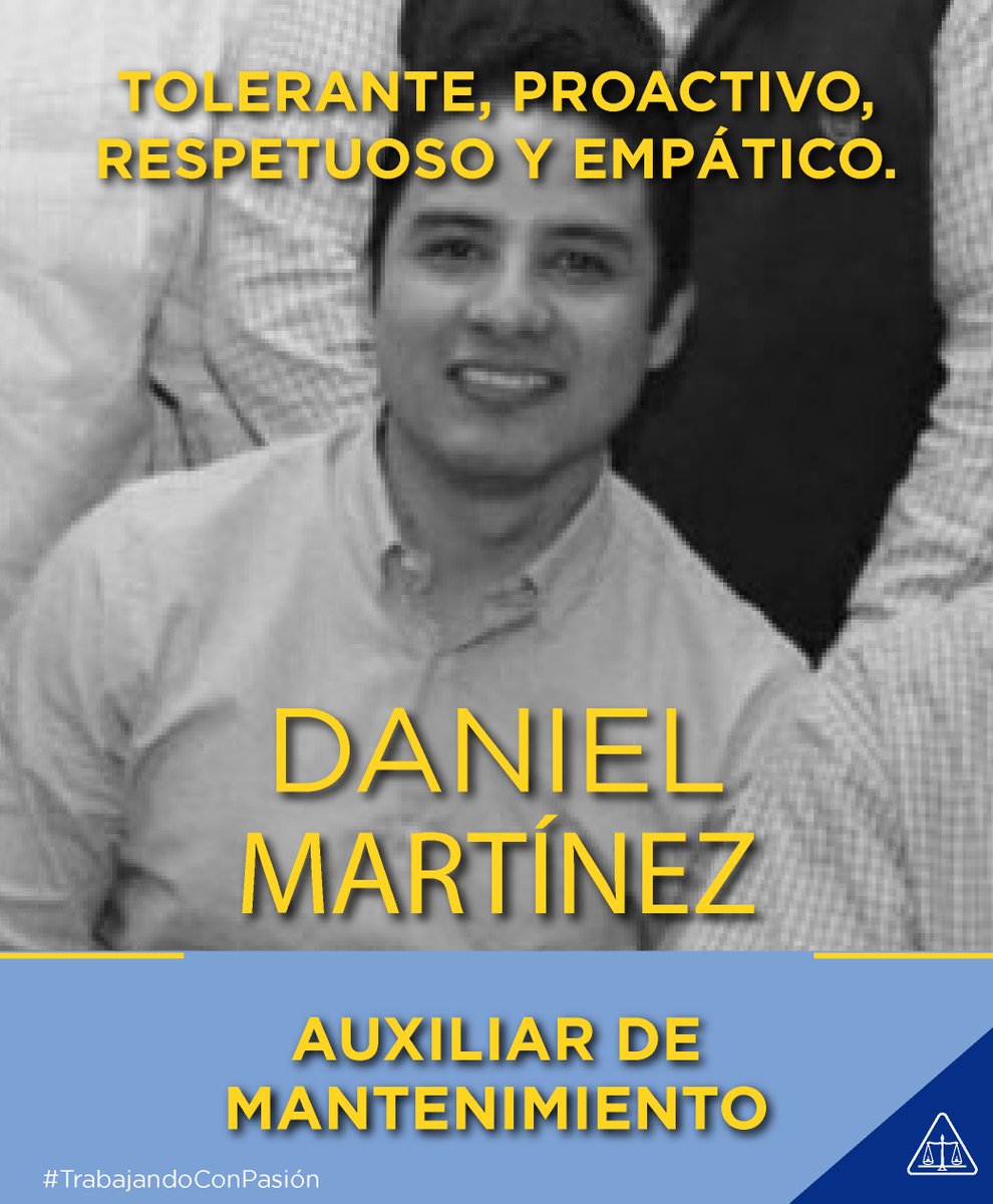 CAAAREM's tweet photo. CAAAREM es una familia de más de 135 profesionales que trabajan con pasión. Hoy queremos presentarte a Daniel Martínez.
#TuTalento
#TrabajandoConPasión https://t.co/hpUX4KDVwa