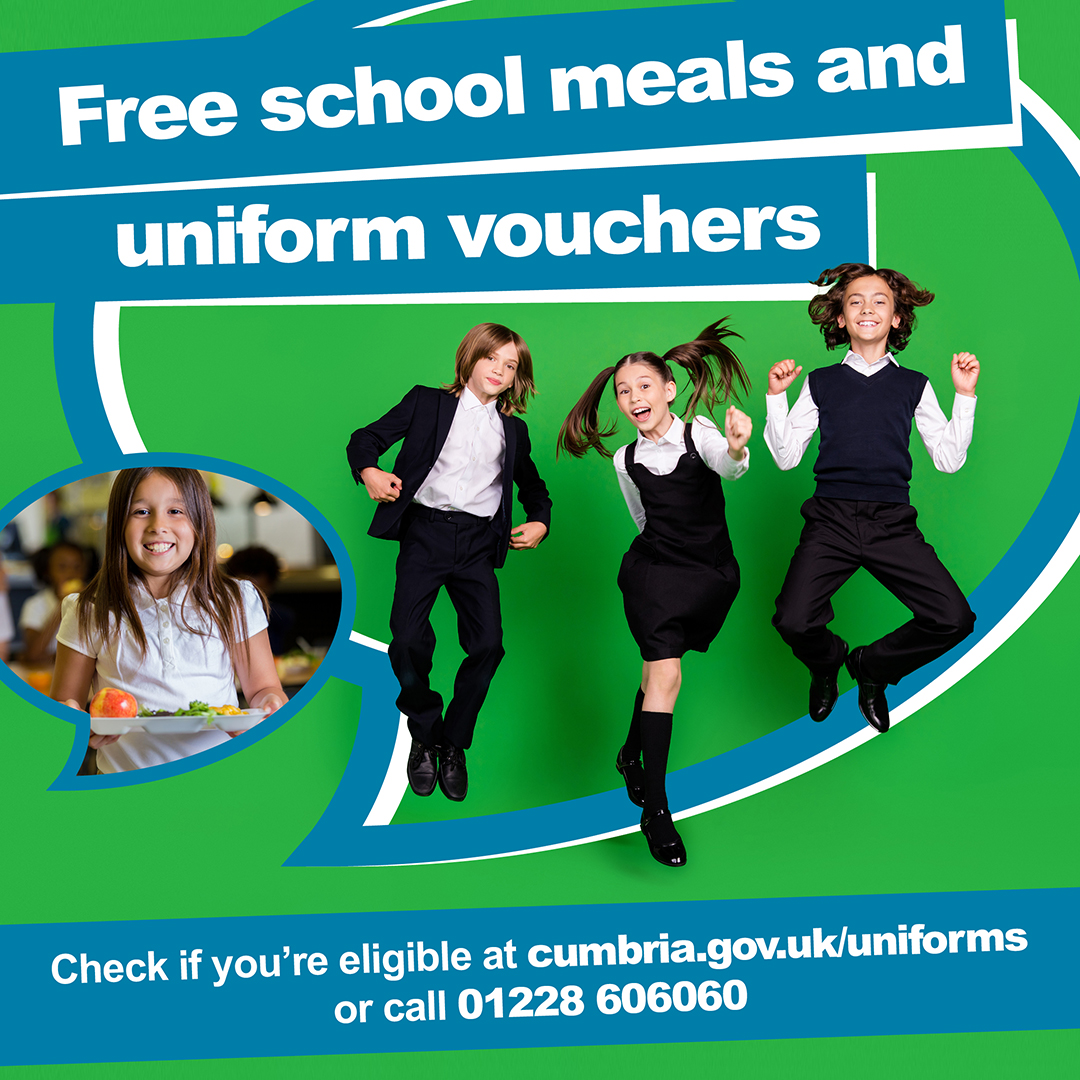 CumbriaCC's tweet photo. Our cabinet has approved £2m worth of funding to support individuals and families experiencing financial difficultly. 

£0.5m of this money will be used to increase school clothing grants. 

Find out more about the fund here👉https://t.co/L06kton8fk https://t.co/1Df9khPRHH