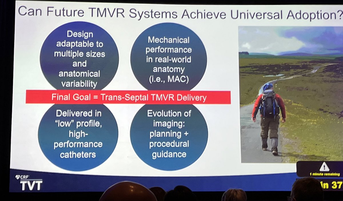 Challenges w/ dev of valves for TMVR! 
&amp;
How can future systems achieve universal adoption?

🌟Design adaptable to multiple sizes &amp; anatomical variability
🌟Mechanical performance in real world anatomy
🌟Delivered in low profile high performance catheters
🌟Evolution of imaging