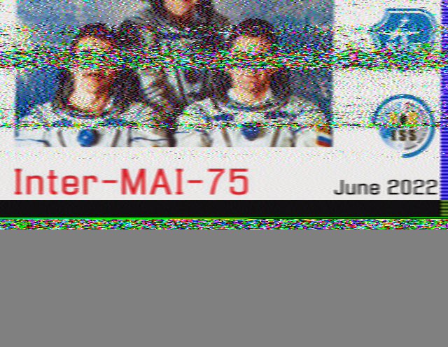 Joe_slow's tweet photo. Not bad for a first attempt. Rtlsdr gqrx qsstv, loft dipole. Ormskirk, UK. #ISS #sstv https://t.co/d1J6aZMWbP