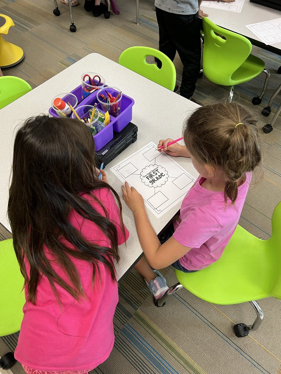 Yesterday, we experienced our step-up day. We were invited into <a href="/Mrs_Gray1st/">Jamie Gray</a> first grade class, read a story, and brainstormed/learned what we would need for our first day of first grade!