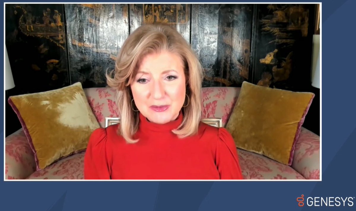 .<a href="/Arianahuffingto/">Ariana Huffington</a>, talking with <a href="/Tony_Bates71/">Tony Bates</a>, "I really believe that this is really a once-in-a-generation opportunity to redefine how we work and to redefine productivity based on empathy." 
 #Xperience22