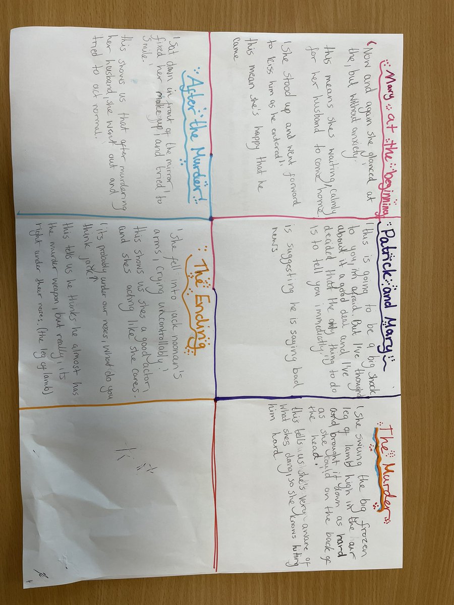 MissRussellEng's tweet image. My lovely S2 smashed it today with their quote finding skills in one of Roald Dahl’s classic short stories 🐑🕵️‍♂️ @QAHS_English