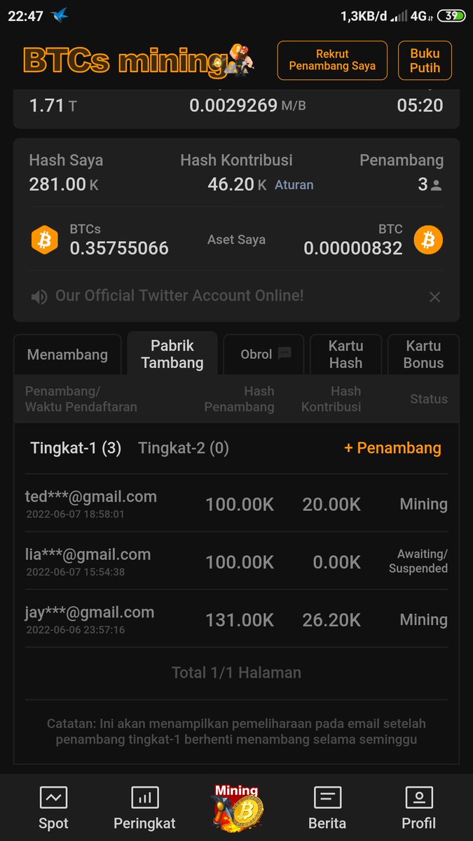 Kaharuddin171's tweet photo. @BTCsCrypto @Coredao_Org @ftx_app @HuobiGlobal @coinbase @BinanceHelpDesk @elonmusk @krakenfx @upbitglobal Goot https://t.co/oLrxhYqWpX