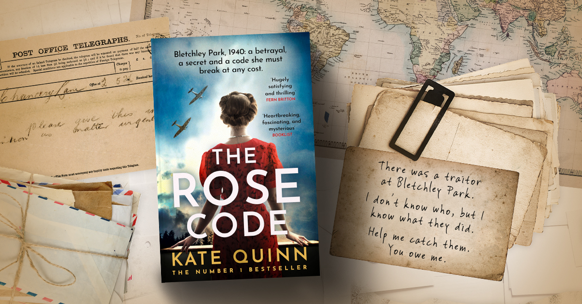 HarperFiction's tweet photo. Bletchley Park 1940
A betrayal.
A secret.
A code she must break at any cost.
Happy publication @KateQuinnAuthor - the utterly fantastic The #RoseCode is out today!
https://t.co/owg7xJquCA https://t.co/Icr8SbmXfm