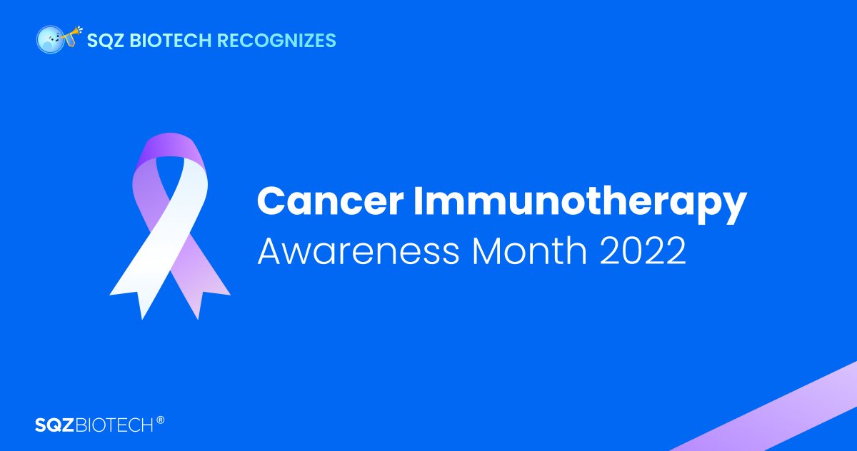 June is #CancerImmunotherapyMonth. At SQZ Biotech, we recognize the powerful potential of the immune system. Learn more about how we are putting patients’ immune systems to work to fight against their cancer: sqzbiotech.com/patients/