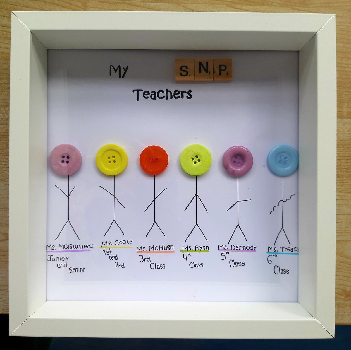 snpballyroan's tweet photo. Very clear from our box frame art creations that SNP holds a special place in the hearts of our 6th class pupils...#artsed #getcreative #classof2022 #boxframe #6thclass https://t.co/UOqTkjnwAQ