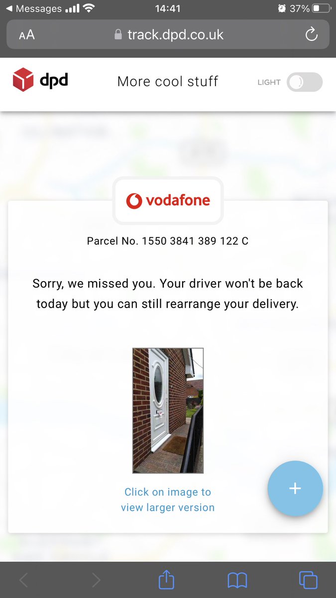 It's not my house!!! <a href="/DPD_UK/">DPD_UK</a> <a href="/vodafone/">vodafone</a> and I was in!! X2 days in a row. X2 wrong houses. X2 drivers stating it as the correct address. Can I suggest using <a href="/what3words/">what3words</a>