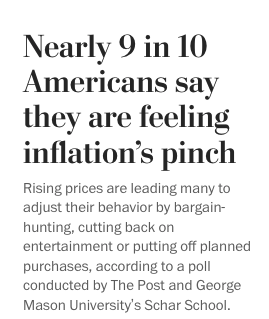 CompCoalition's tweet photo. Leading @WashingtonPost site right now ⬇️ Why are Senate liberals trying to worsen the situation for hardworking Americans and businesses? Conservatives must reject the activist-backed #AICOAct. Bill will hurt the economy, US competitiveness w/China &amp; fails to address #inflation https://t.co/JIPezFn1nP