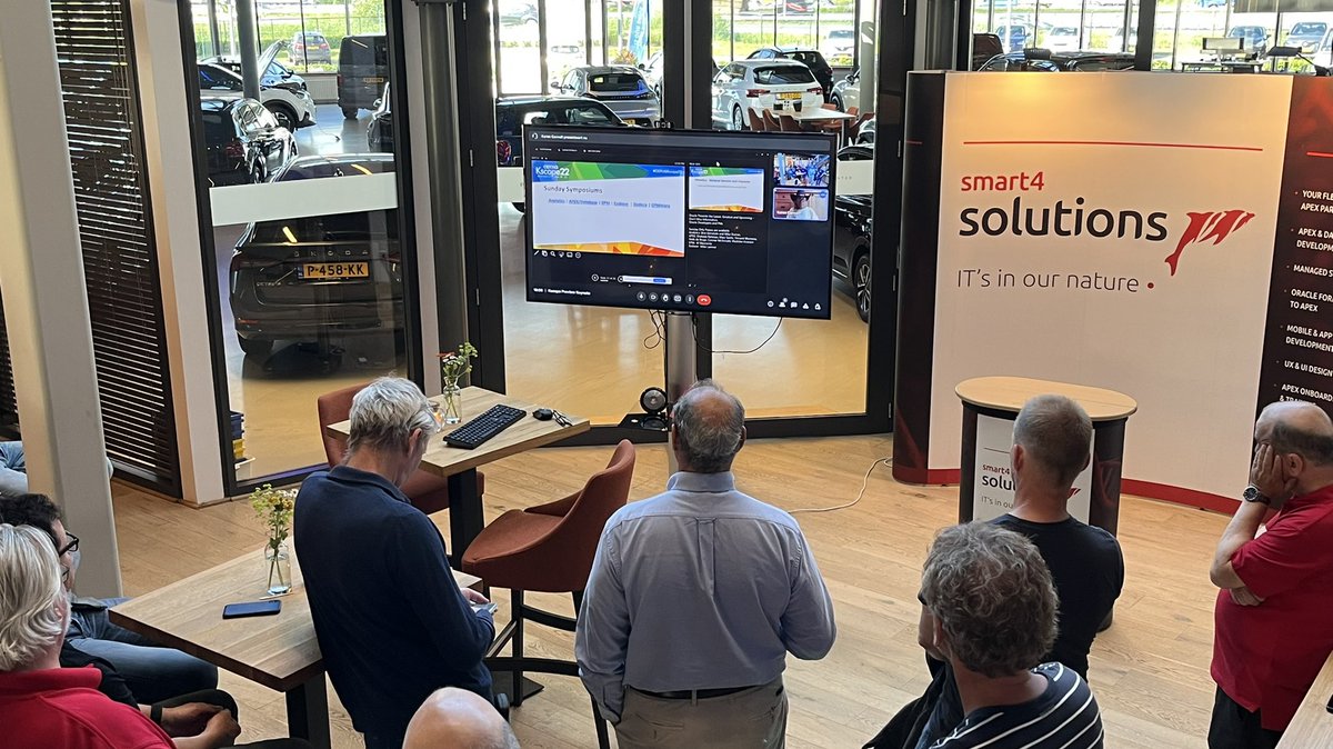 Kicking off the #Kscope22preview by <a href="/smart4sol/">SMART4Solutions</a> it is <a href="/thtechnology/">Karen Cannell</a> on screen giving a keynote on what <a href="/odtug/">Oracle Developer & Technology User Group (ODTUG)</a> and #Kscope22 is all about.