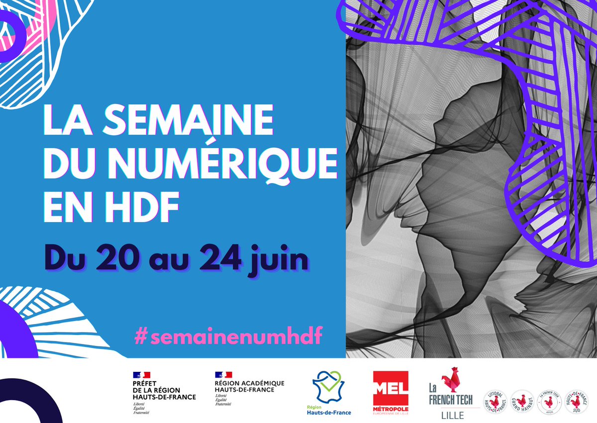Inria_Lille's tweet photo. [Semaine du Numérique en #hdf] 
Retrouvez les évènements organisés par Inria et ses partenaires @club_dsi_gun @univ_lille #semainenumhdf

👋#Entreprises, #Étudiants, #Entrepreneurs : découvrez comment les sciences &amp; #technologies du #numérique peuvent répondre à vos besoins ! https://t.co/yBGt7n0sdg