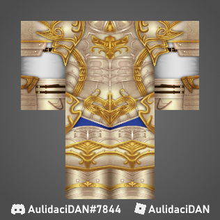 AulidaciDAN's tweet photo. I made shiny white and gold armor for my friend @Knightrohan237. I put a lot of effort into it and I'm satisfied with how it turned out!

Buy it here: https://t.co/D6HyQFnPNC

👍and🔁are appreciated!

#roblox #robloxclothes #robloxclothing #robloxdev #robloxdesign #RobloxDesigner https://t.co/urhZdcNU8C