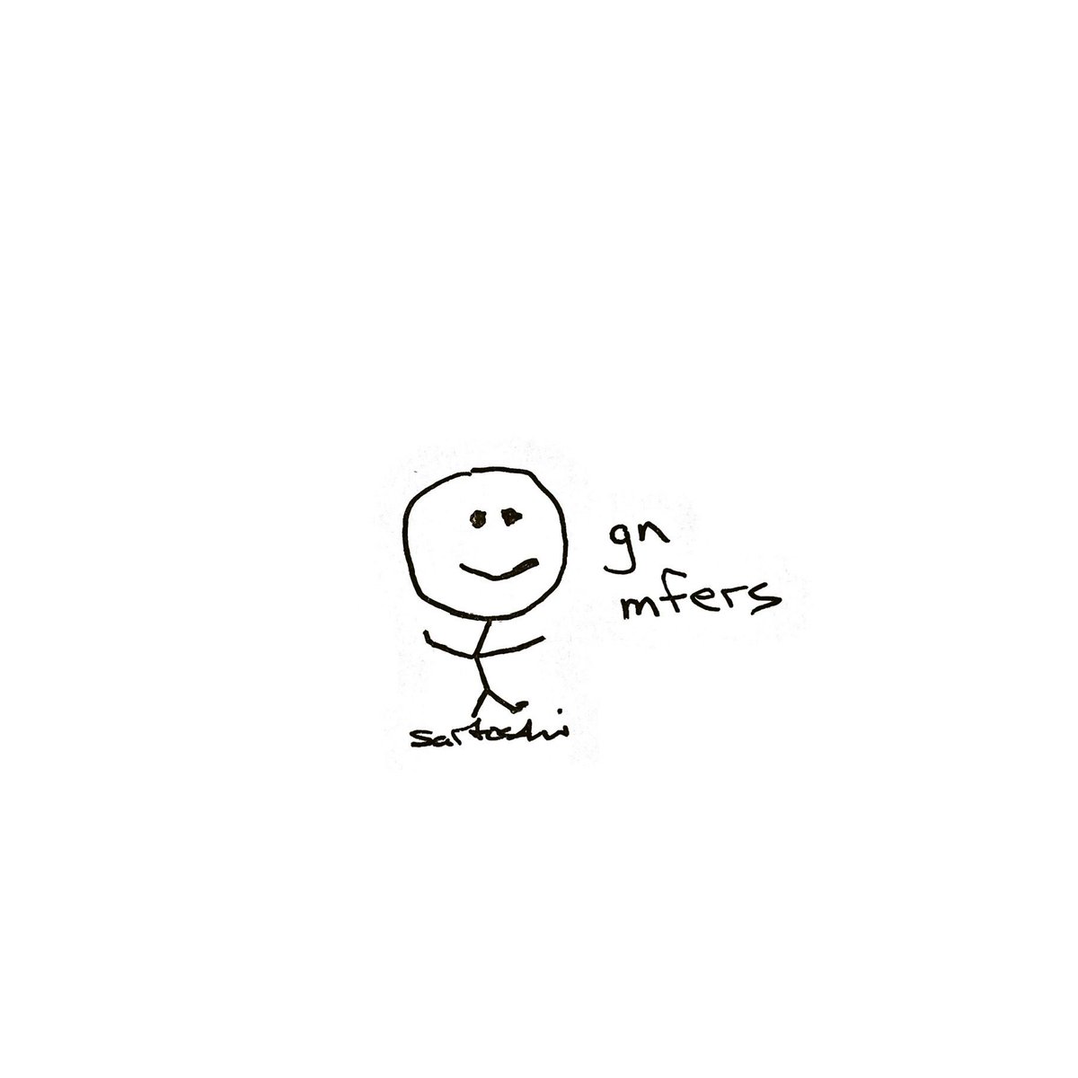 I got this “end of sartoshi” by <a href="/sartoshi_nft/">@sartoshi_nft</a> 
We all need to stop him from living us ✍️ we need a petition for him to stay ✍️ LETS GO #mfers