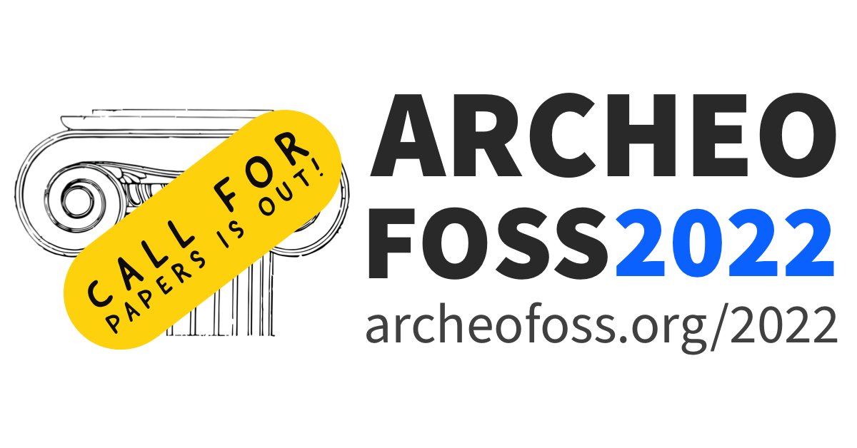 ArcheoFOSS tweet media