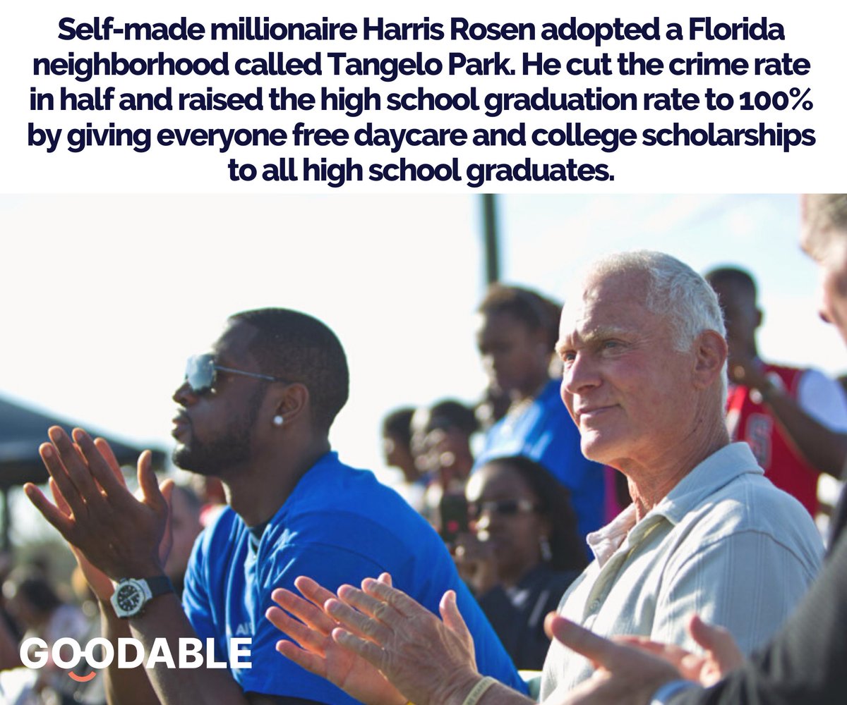 In a world full of darkness, be like Harris Rosen.