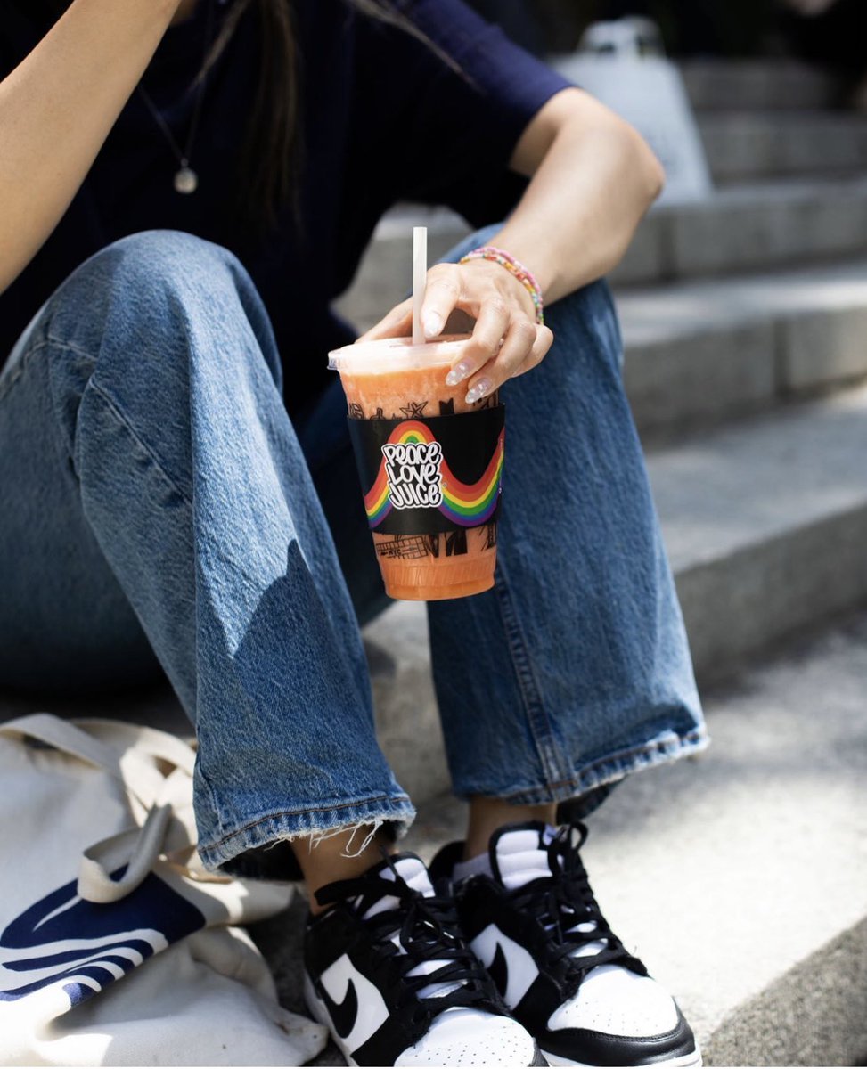 We wear our PRIDE on our sleeve 🏳️‍🌈 Celebrating peace and love this month &amp; every month!