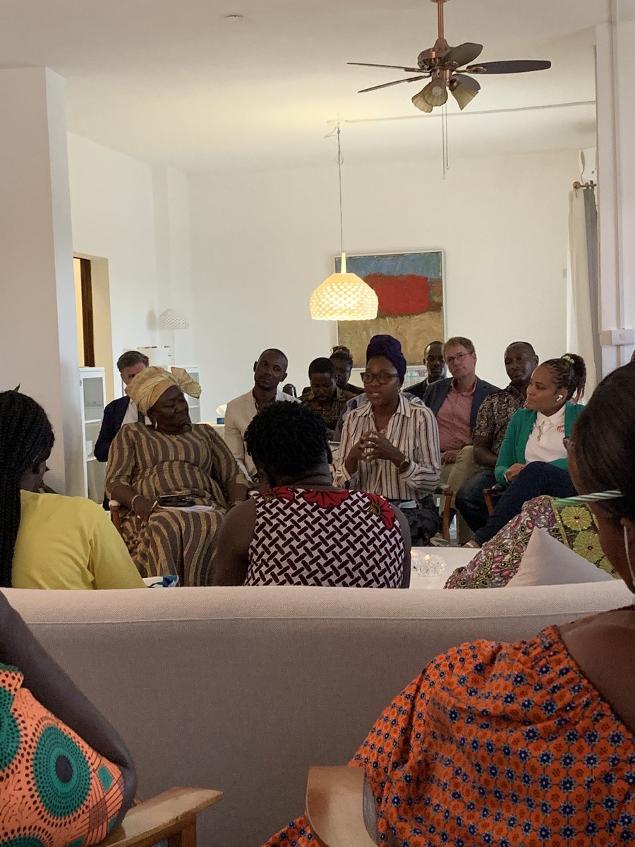 “We need to de-mystify the idea that women don’t support women” says <a href="/KulaFofana/">Kula V. Fofana</a> at <a href="/SwedeninLiberia/">Embassy of Sweden in Liberia</a> #democracytalks